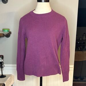 J. Crew Women's Sweater in Vibrant Purple